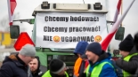 Protest rolników w Marianowie, fot. Paweł Wądołowski