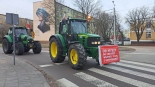 Protest rolników w Augustowie, fot. Marcin Kapuściński