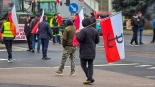 Protest rolników w Piątnicy, fot. Paweł Wądołowski