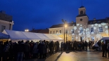 Wigilia miejska na Starym Rynku w Łomży, fot. Adam Dąbrowski