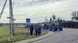 Protest rolników w Knyszynie, fot. Wojciech Szubzda