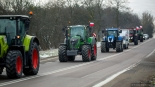 Protest rolników w Marianowie, fot. Paweł Wądołowski