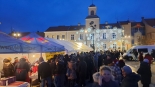 Wigilia miejska na Starym Rynku w Łomży, fot. Adam Dąbrowski