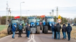 Protest rolników w Jeżewie Starym, fot. Adam Janczewski