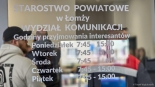 Wydział komunikacji starostwa powiatowego w Łomży funkcjonuje już w nowym miejscu, fot. Paweł Wądołowski