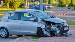 Wypadek na ulicy Spokojnej w Łomży, 2024.06.26, fot. Paweł Wądołowski