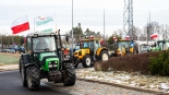Protest rolników w Jeżewie Starym, fot. Adam Janczewski