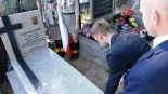 Uroczystość poświęcenia odnowionego grobu majora Aleksandra Komara, 13.08.2024, fot. Marcin Gliński