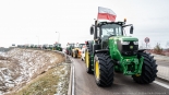 Protest rolników w Jeżewie Starym, fot. Adam Janczewski
