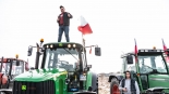 Protest rolników w Jeżewie Starym, fot. Adam Janczewski