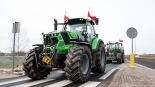 Protest rolników w Jeżewie Starym, fot. Adam Janczewski