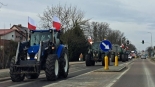 Protest rolników w Augustowie, fot. Marcin Kapuściński