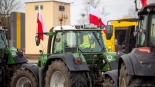 Protest rolników w Marianowie, fot. Paweł Wądołowski