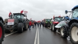 Protest rolników i przedstawicieli branży drzewnej w Korycinie, fot. Marcin Gliński