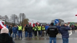 Protest rolników i przedstawicieli branży drzewnej w Korycinie, fot. Marcin Gliński