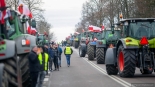 Protest rolników w Marianowie, fot. Paweł Wądołowski