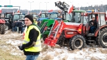Protest rolników w Jeżewie Starym, fot. Adam Janczewski