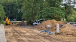 W Zbrzeźnicy pod Zambrowem powstaje park, 21.07.2024, fot. Paweł Wądołowski