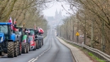 Protest rolników w Piątnicy, fot. Paweł Wądołowski