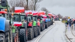 Protest rolników w Konarzycach, 20.02.2024, fot. Paweł Wądołowski