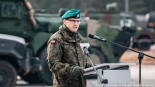 gen. Szymon Koziatek, uroczystość przekazania dowodzenia operacją Bezpieczne Podlasie, Karakule, 31.01.2025, fot. Joanna Szubzda