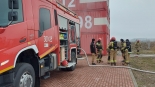 Ćwiczenia strażaków w Łapach, 11.2024, fot. Grzegorz Pilat