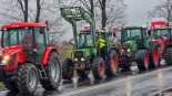 Protest rolników w Konarzycach, 20.02.2024, fot. Paweł Wądołowski