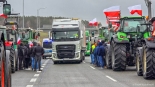 Protest rolników w Konarzycach, 20.02.2024, fot. Paweł Wądołowski