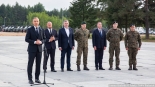 Wizyta prezydenta Andrzeja Dudy w bazie Wojskowego Zgrupowania Zadaniowego Podlasie, 10.06.2024, fot. Joanna Szubzda