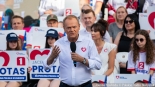 Donald Tusk w Białymstoku, 24.05.2024, fot. Joanna Szubzda