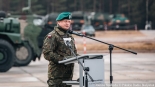 gen. Arkadiusz Szkutnik, uroczystość przekazania dowodzenia operacją Bezpieczne Podlasie, Karakule, 31.01.2025, fot. Joanna Szubzda