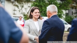Otwarcie Skweru Wolnej Białorusi w Białymstoku, 14.07.2023, fot. Joanna Szubzda