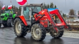 Protest rolników w Konarzycach, 20.02.2024, fot. Paweł Wądołowski