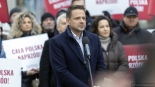 Kampania wyborcza, Rafał Trzaskowski w Łomży, 16.01.2025, fot. Paweł Wądołowski