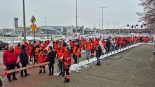 Protest ratowników przed urzędem marszałkowskim, 25.11.2025, fot. Renata Reda