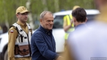 Premier Donald Tusk w Biebrzańskim Parku Narodowym, 21.04.2025, fot. Paweł Wądołowski