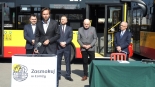 Podpisanie umowy na dostawę ośmiu nowych autobusów elektrycznych dla MPK Łomża, 28.03.2025, fot. Adam Dąbrowski