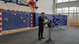 Otwarcie bloku sportowego przy SP3 w Augustowie, 27.02.2025, fot. Iza Kosakowska
