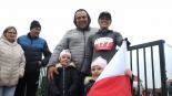 Bieg z biało-czerwoną flagą w Giełczynie, 10.11.2024, fot. Adam Dąbrowski