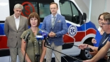 Konferencja prasowa na temat uruchomienia nowego kierunku na UMB, kształcenie drugiego stopnia na ratownictwie medycznym, 5.08.2025, źródło: UMB