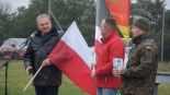 Bieg z biało-czerwoną flagą w Giełczynie, 10.11.2024, fot. Adam Dąbrowski