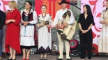 Zespół Dobryna z Białegostoku na festiwalu w Kazimierzu, źródło: archiwum zespołu Dobryna