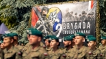Brygada Zmotoryzowana Legionów w Grajewie ma swój sztandar, 17.06.2025, fot. Paweł Wądołowski
