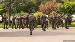 Brygada Zmotoryzowana Legionów w Grajewie ma swój sztandar, 17.06.2025, fot. Paweł Wądołowski