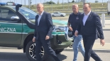 Wizyta ministra Tomasza Siemoniaka na polsko-litewskiej granicy, 5.07.2025, fot. Areta Topornicka