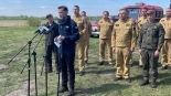 Briefing prasowy w Polkowie, 23.04.2025, fot. Paweł Wądołowski