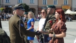 Przysięga wojskowa na Starym Rynku w Łomży, 9.08.2025, fot. Adam Dąbrowski
