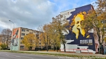 Odsłonięcie muralu Ryszarda "Skiby" Skibińskiego w Białymstoku, 28.10.2024, fot. Sylwia Krassowska