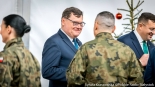 Władysław Kosiniak-Kamysz spotkał się z żołnierzami ze zgrupowania "Bezpieczne Podlasie", 16.12.2024, fot. Sylwia Krassowska
