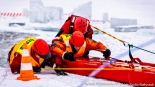 Ćwiczenia strażaków z działań na lodzie, 19.02.2025, fot. Sylwia Krassowska